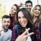 Mental Health Have Fun - Group Of Friends Having A Good Time. Socialising Helps With Mental Health Conditions